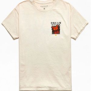 PacSun Dream State Vintage T-Shirt- Tan